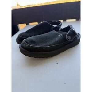 UGG Goldenstar Clog Chestnut Suede Shoes Kids SZ 1